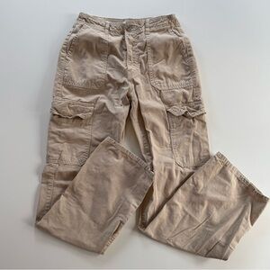Zara Khaki Cargo Pants SZ 2